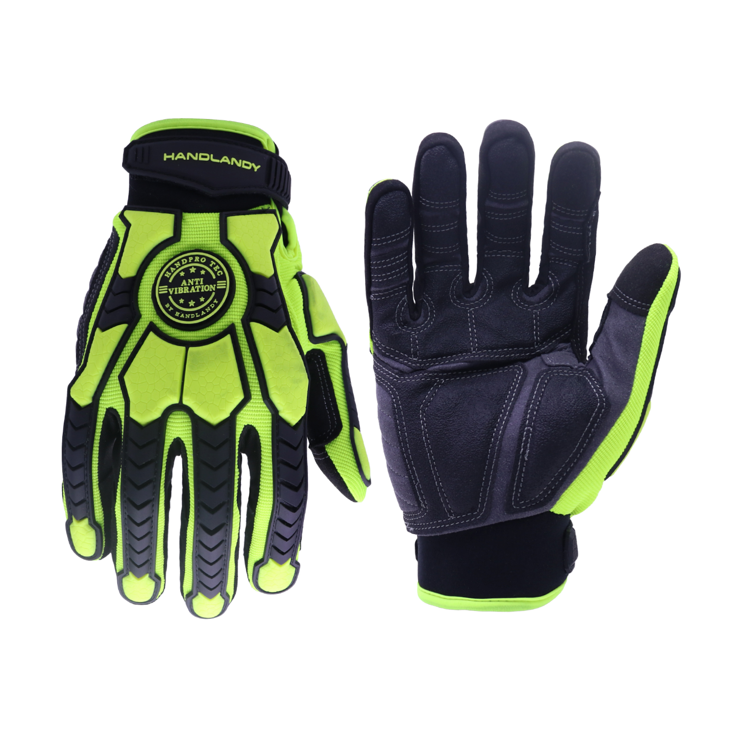 Work Glove Impact - HANDLANDY Anti Vibration Heavy Duty Work