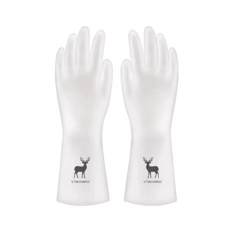 Dish Glove Rubber - Waterproof Housework Cleaning Gloves Kitchen Cleaning