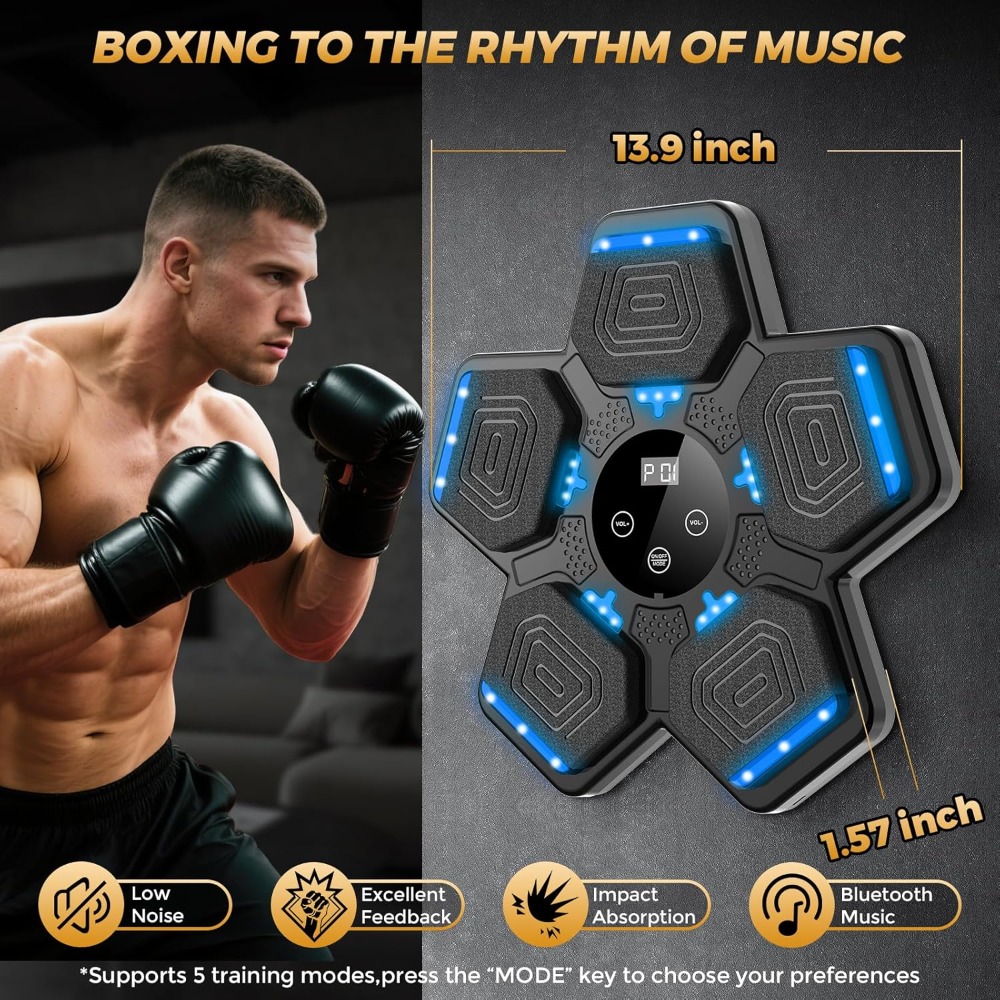 Music Boxing Machine for Adult - Workout Glove Gym reseña y precio