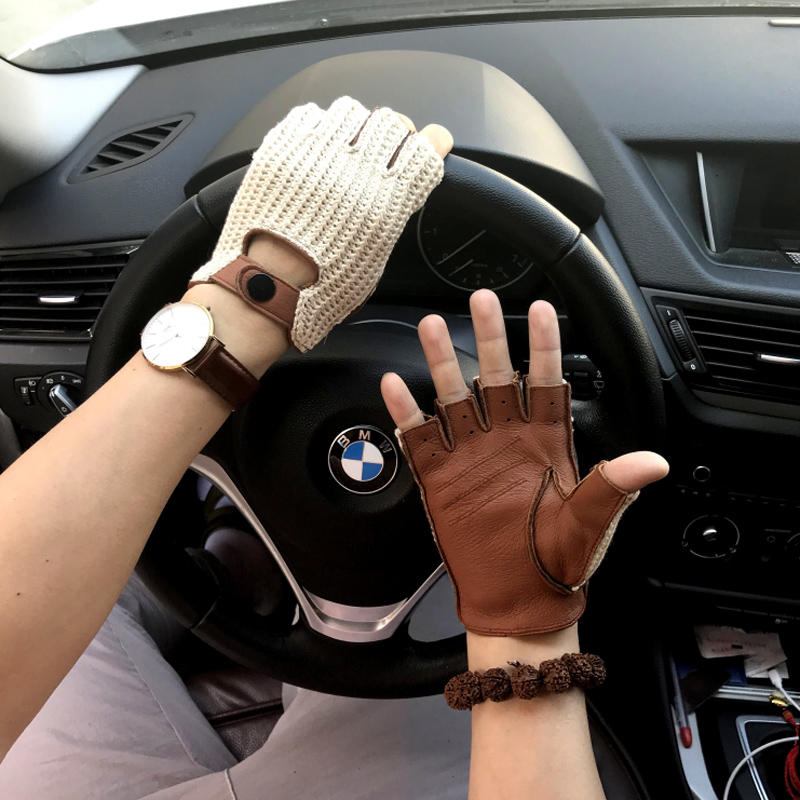 2025 New Men genuine leather g - Leather Driving Glove reseña y precio