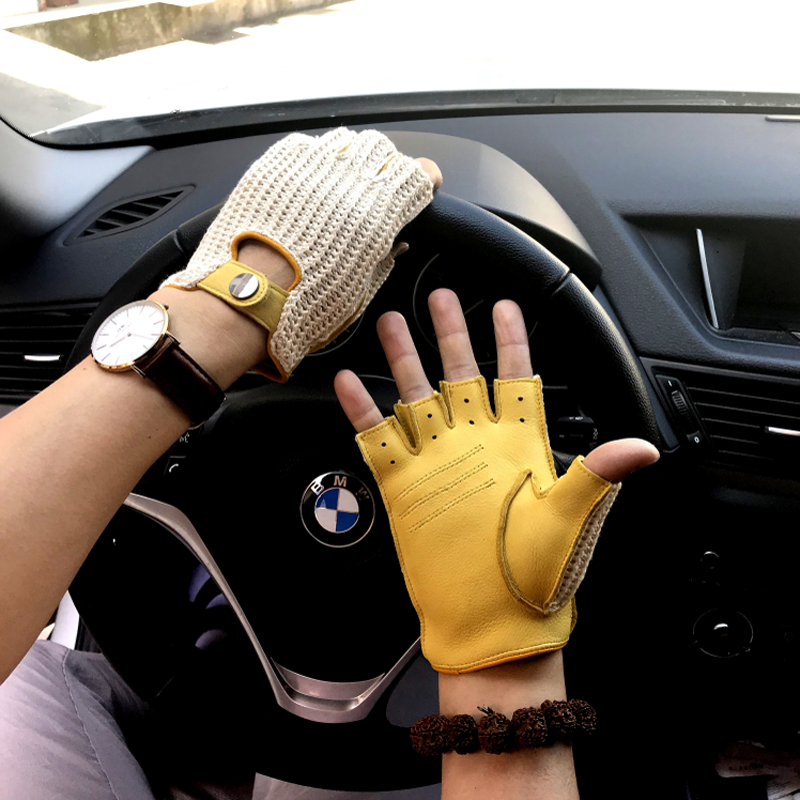 2025 New Men genuine leather g - Leather Driving Glove reseña y precio