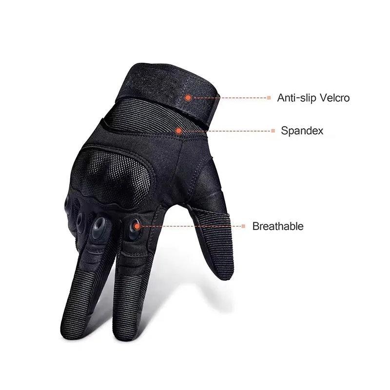 Men's Full Finger Tactical Glo - Motorcycle Glove Knuckle reseña y precio
