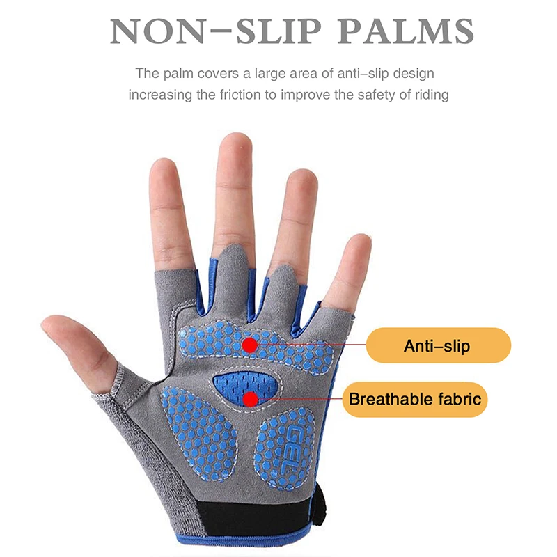 Kids Half Finger Sports Cyclin - Cycling Glove Padded reseña y precio