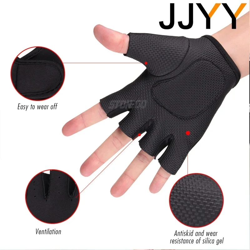 Breathable Half Finger Anti Sl - Workout Glove Gym reseña y precio