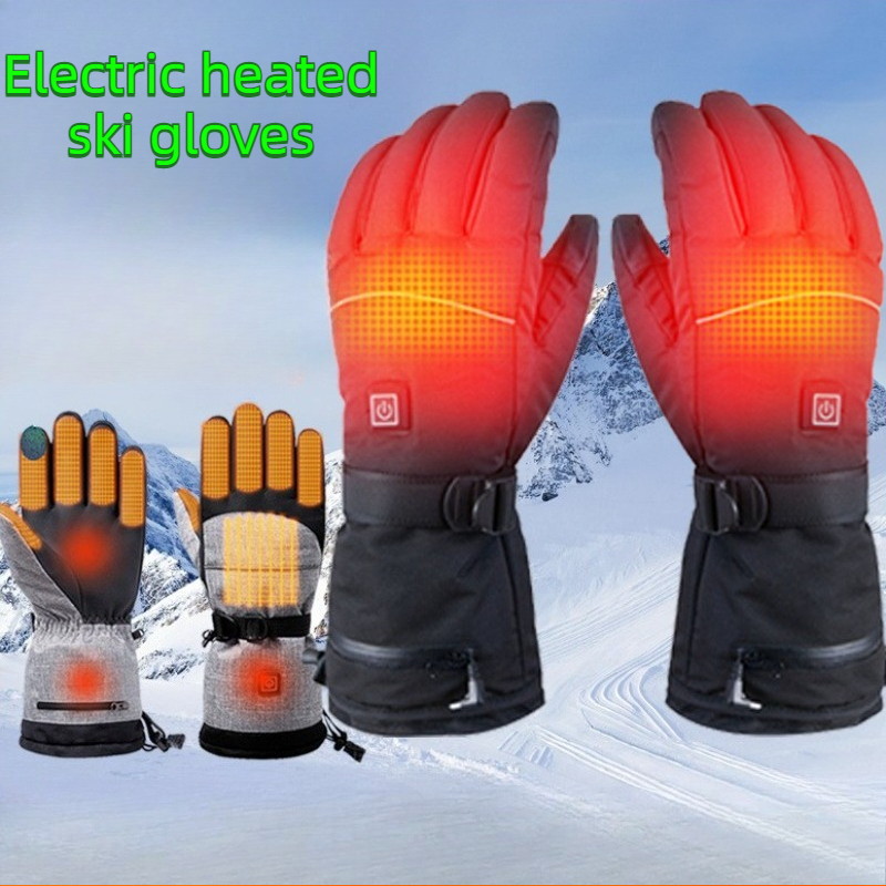 Waterproof Electric Heated Ski - Ski Glove Waterproof reseña y precio
