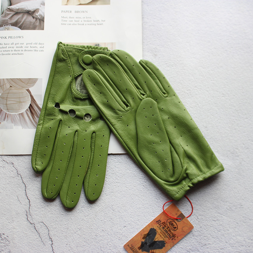 Women's Summer Full Finger Lea - Leather Driving Glove reseña y precio