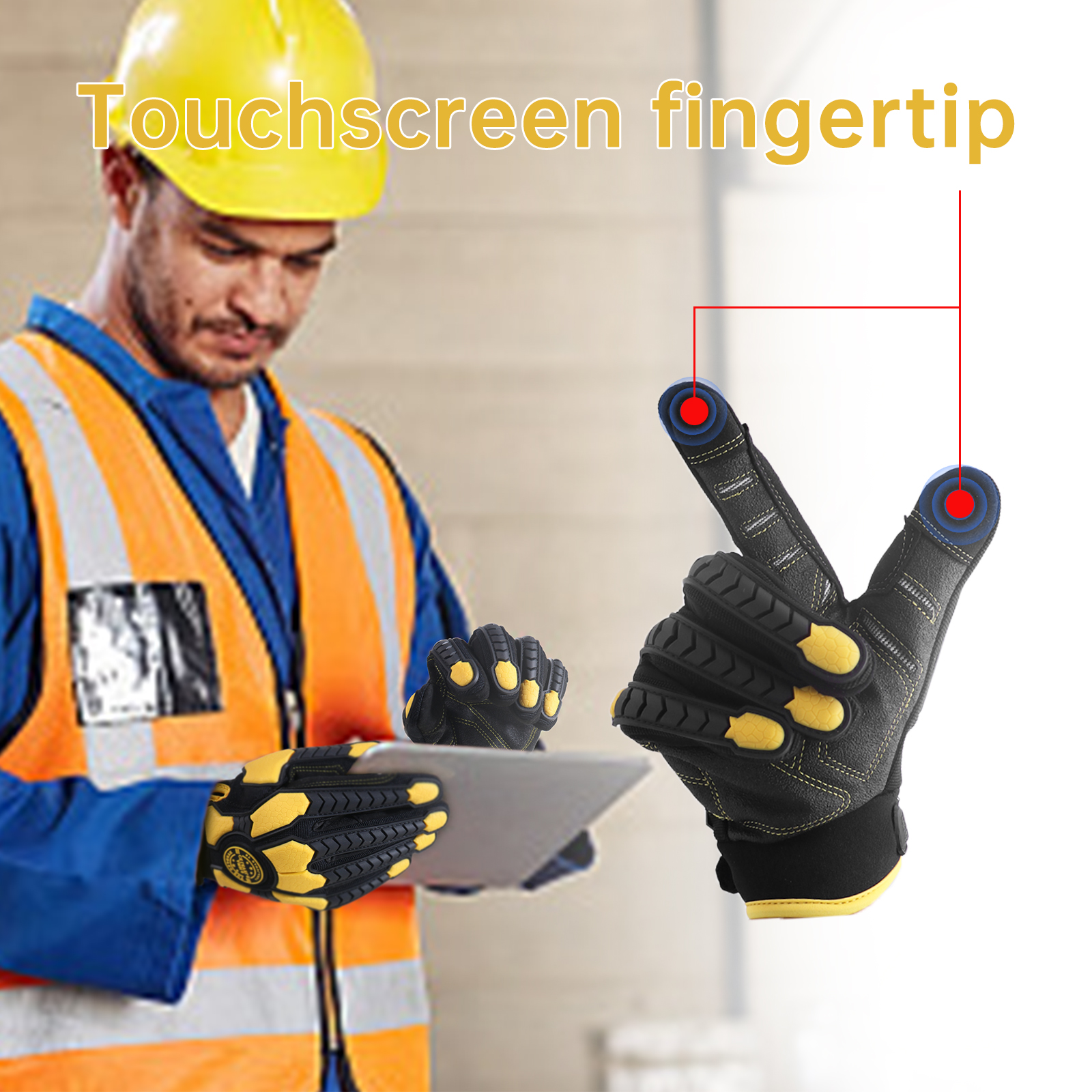 HANDLANDY Heavy Duty Work Glov - Work Glove Impact reseña y precio