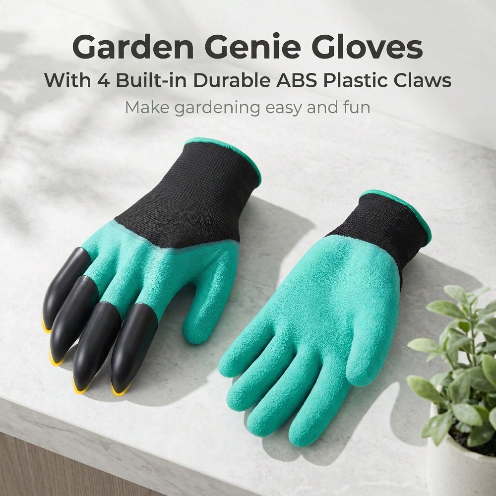 1pair Garden Genie Gloves With - Gardening Glove Waterproof reseña y precio