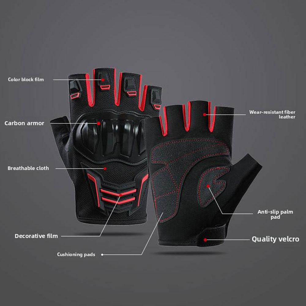 Breathable Motorcycle Gloves S - Cycling Glove Padded reseña y precio