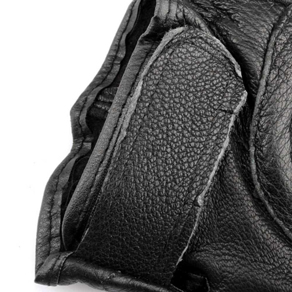 Motorcycle Fingerless Driving  - Leather Driving Glove reseña y precio