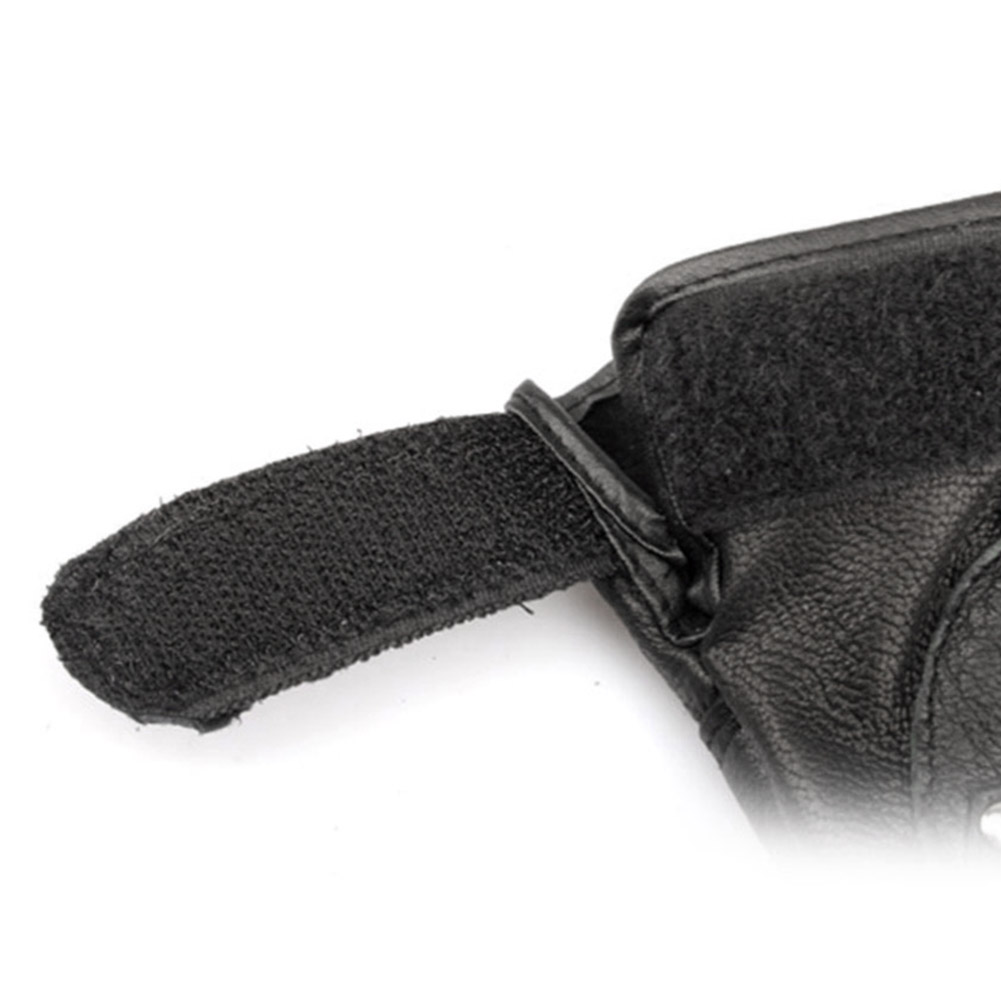 Motorcycle Fingerless Driving  - Leather Driving Glove reseña y precio