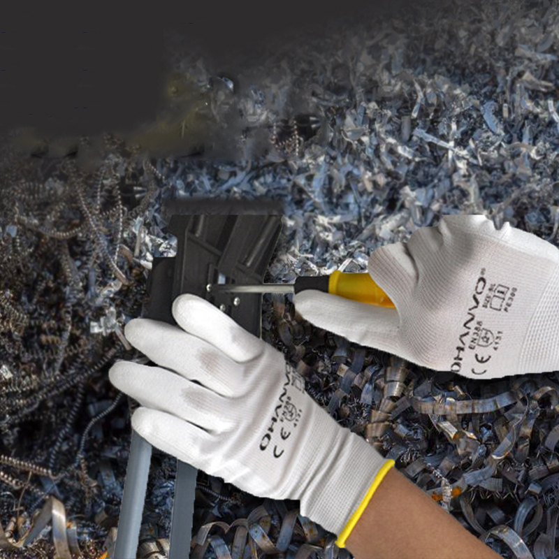 10 Pairs PU Nitrile Safety Coa - Nitrile Mechanic Glove reseña y precio