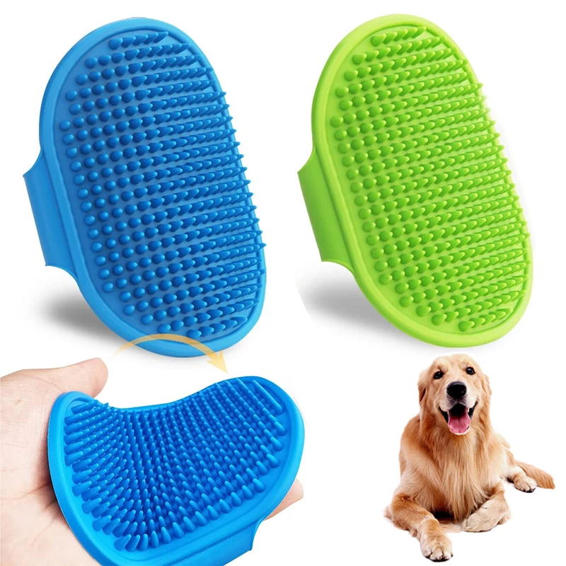 Pet Cleaning Brush Dog Cats Ba - Rubber Glove Cleaning reseña y precio