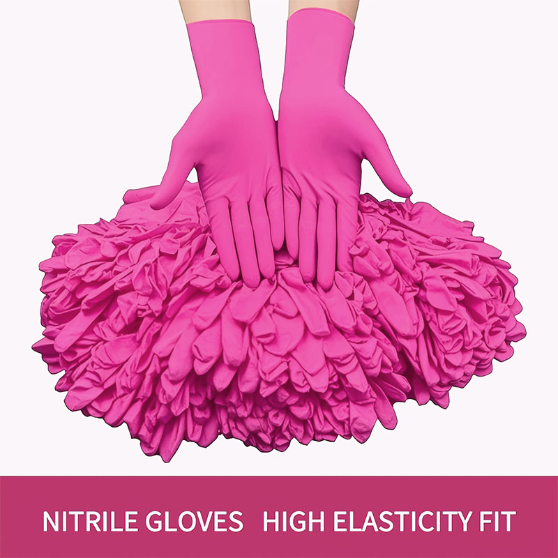 10-100PCS Pink Nitrile Disposa - Nitrile Mechanic Glove reseña y precio