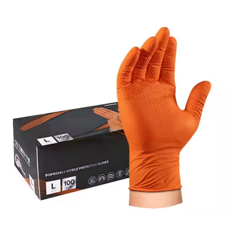 8mil Heavy Duty Industrial Ora - Nitrile Mechanic Glove reseña y precio