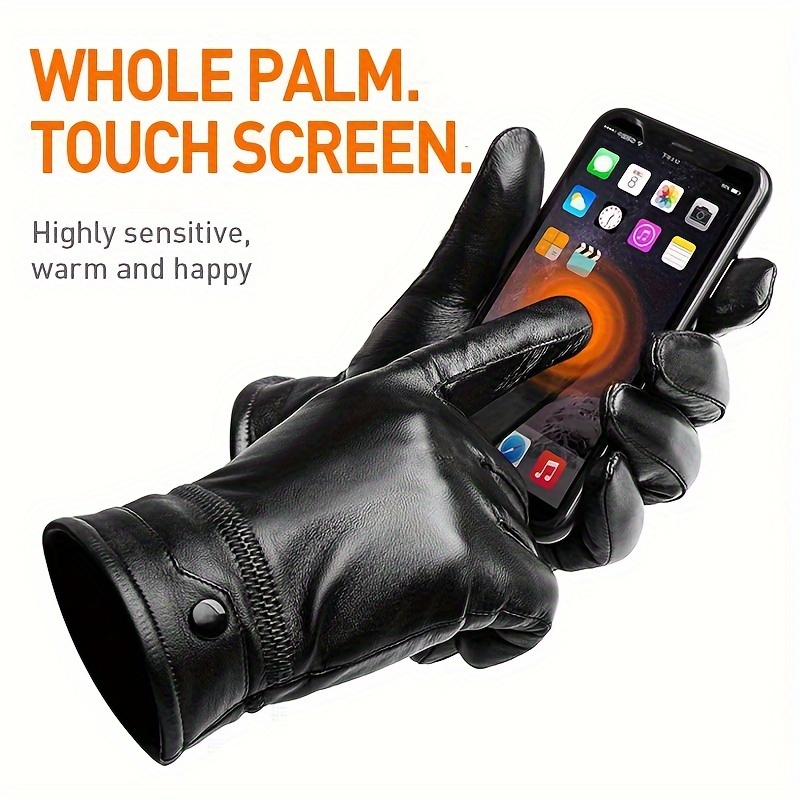 BISON DENIM Genuine Sheepskin  - Leather Driving Glove reseña y precio
