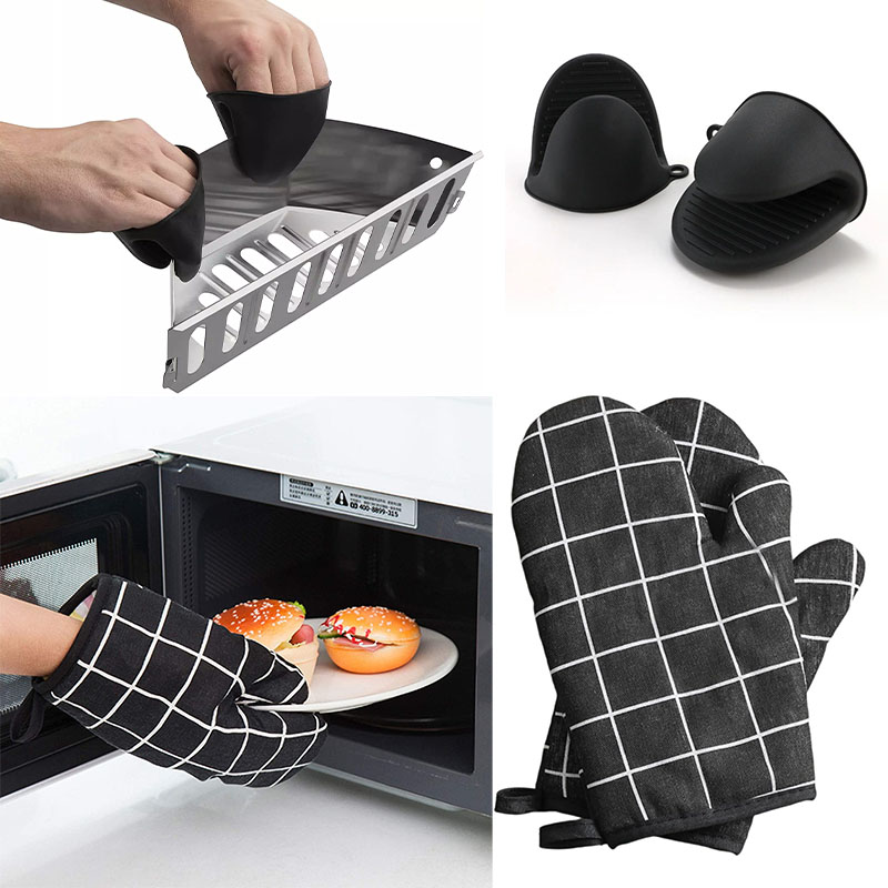 Silicone Heat Resistant Pinch  - Oven Mitt Silicone reseña y precio