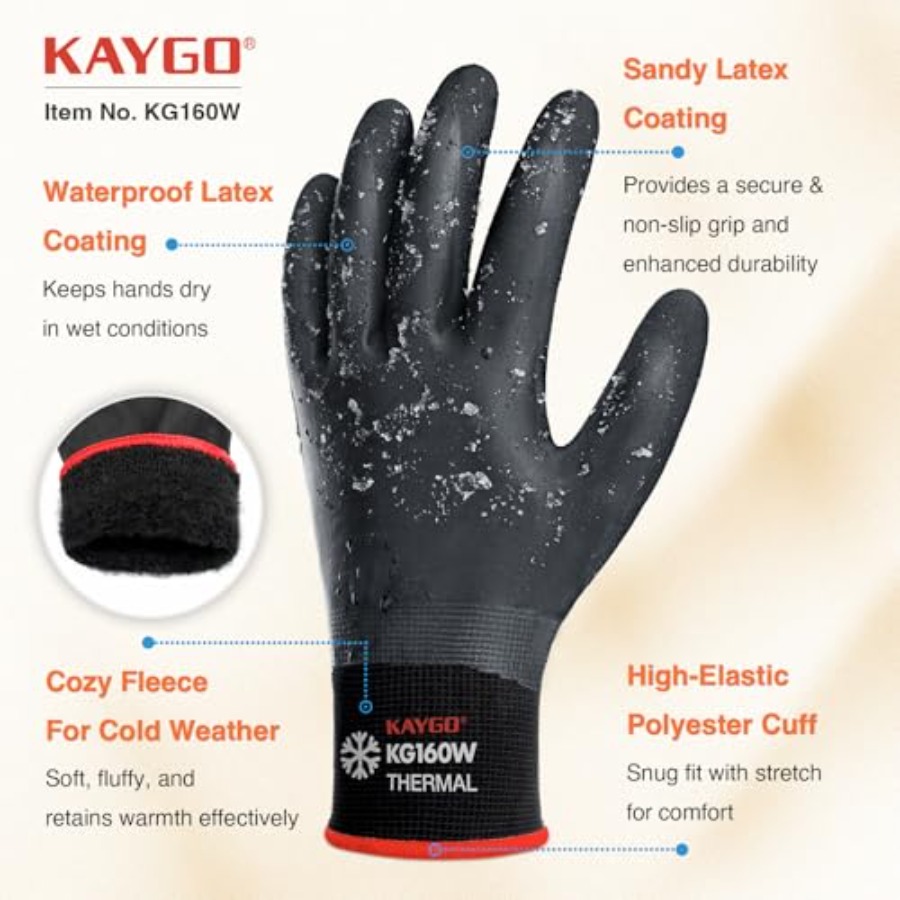 Winter Waterproof Work Gloves  - Winter Glove Insulated reseña y precio