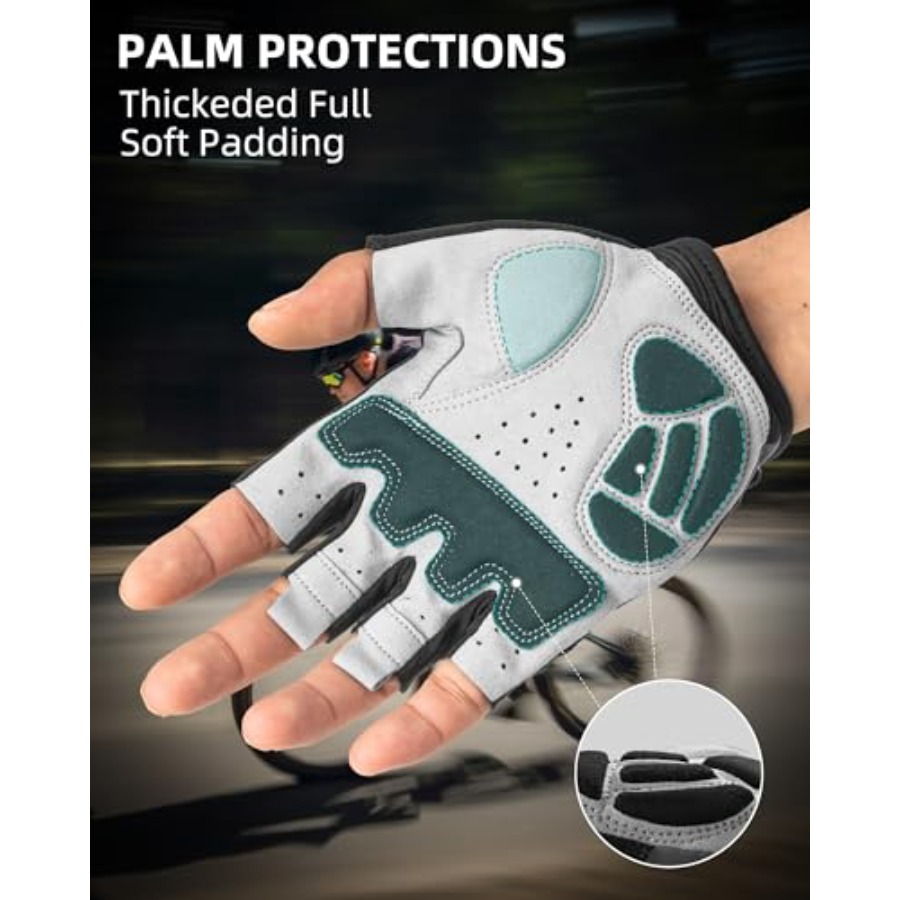 Cycling Gloves for Men Women - - Cycling Glove Padded reseña y precio