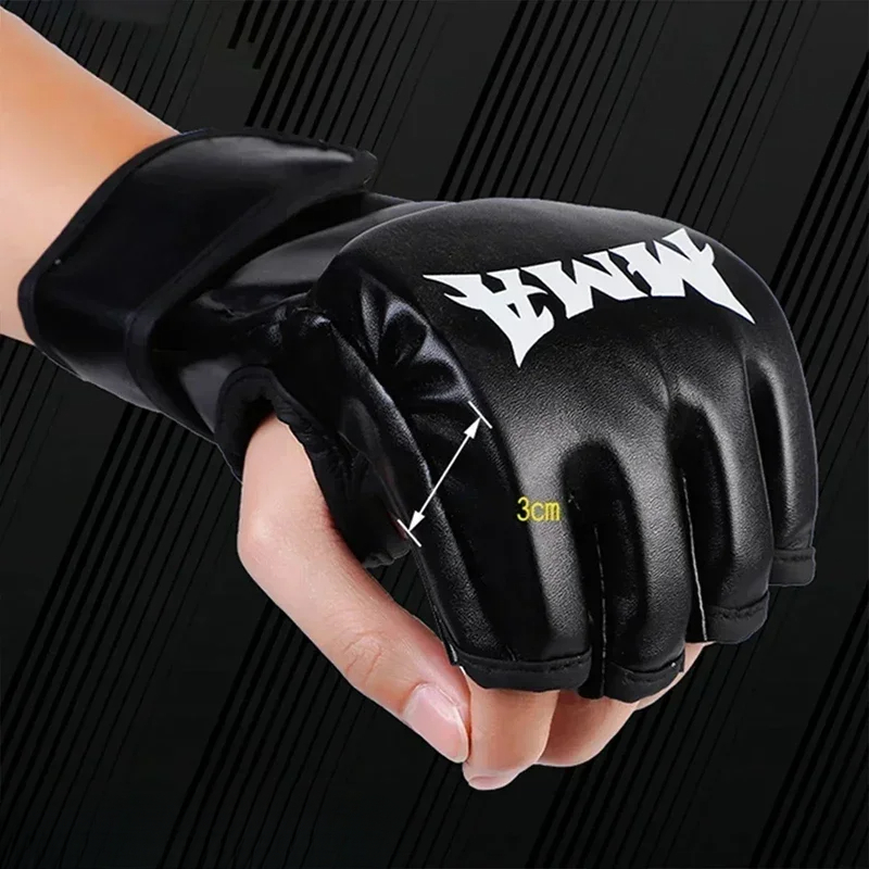 Half Finger Professional Boxin - Motorcycle Glove Knuckle reseña y precio