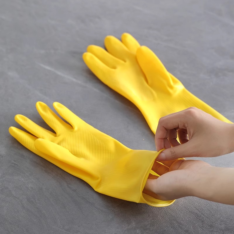 3 Pairs of Household Gloves Ho - Dish Glove Rubber reseña y precio