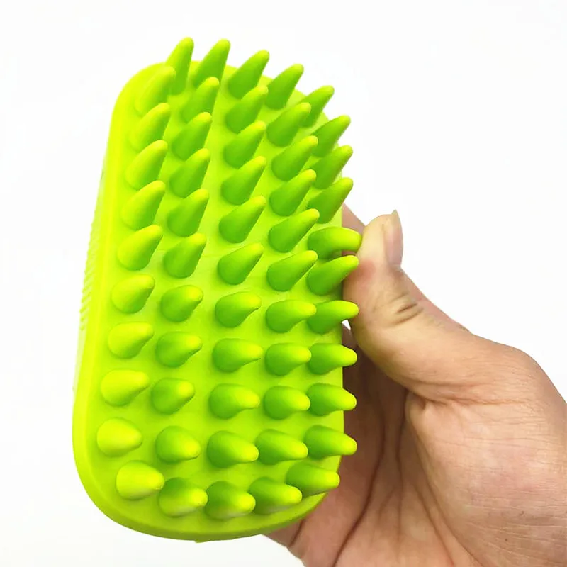 Pet Bath Brush Rubber Comb Hai - Rubber Glove Cleaning reseña y precio