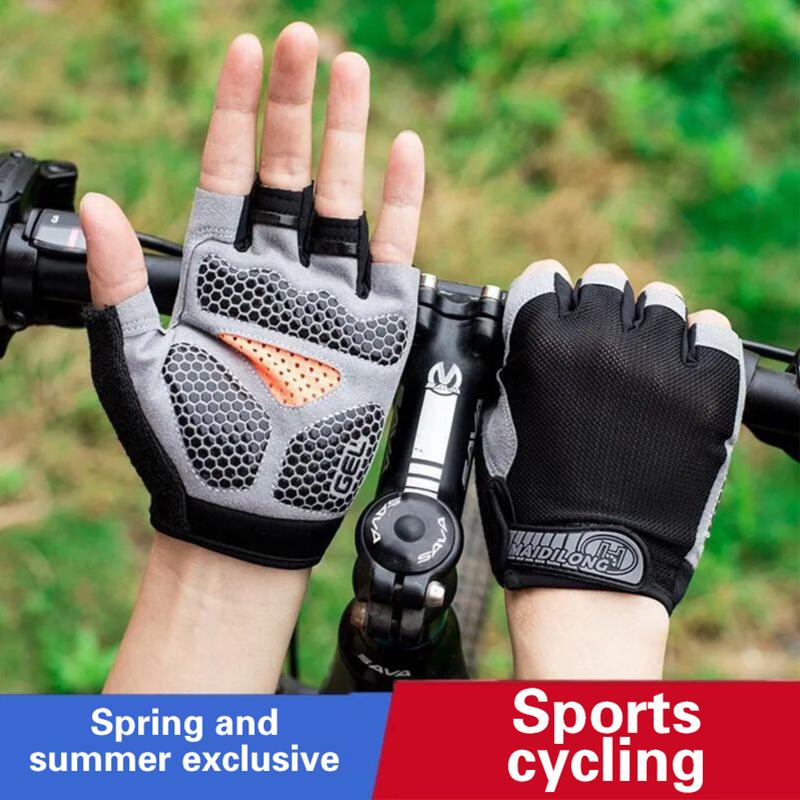 Half Finger Cycling Gloves Men - Cycling Glove Padded reseña y precio