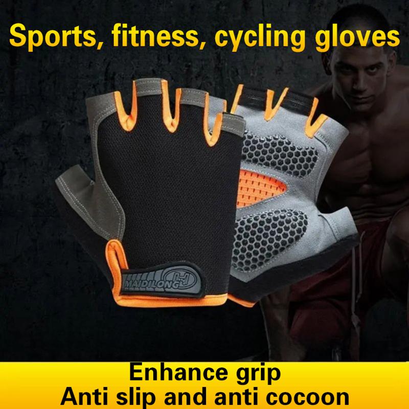 Half Finger Cycling Gloves Men - Cycling Glove Padded reseña y precio
