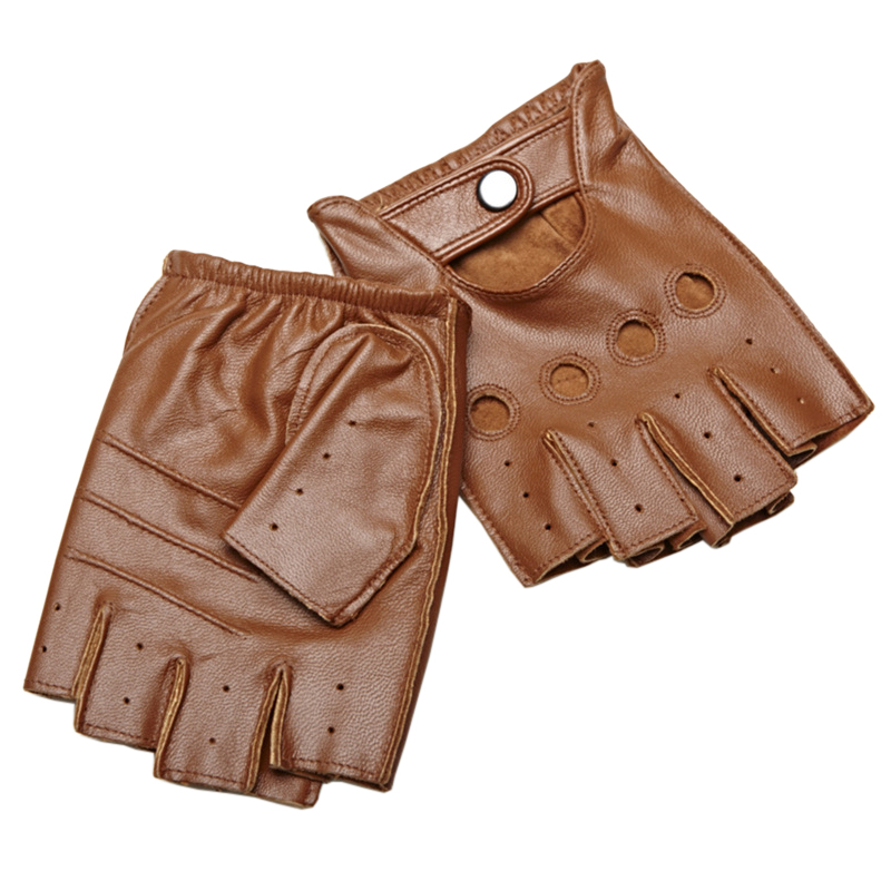 High Quality Man's Half Finger - Leather Driving Glove reseña y precio