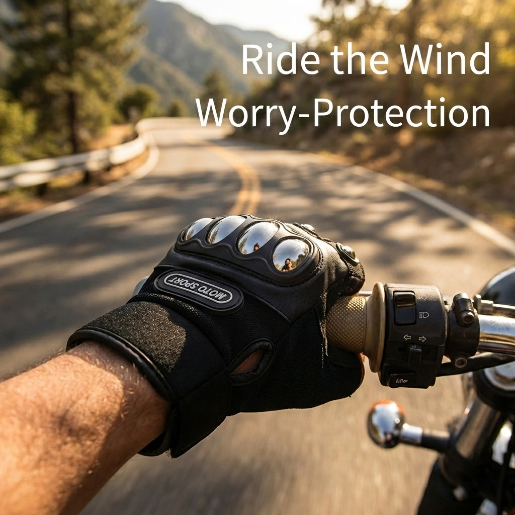 Steel Shell Knuckle Protection - Motorcycle Glove Knuckle reseña y precio