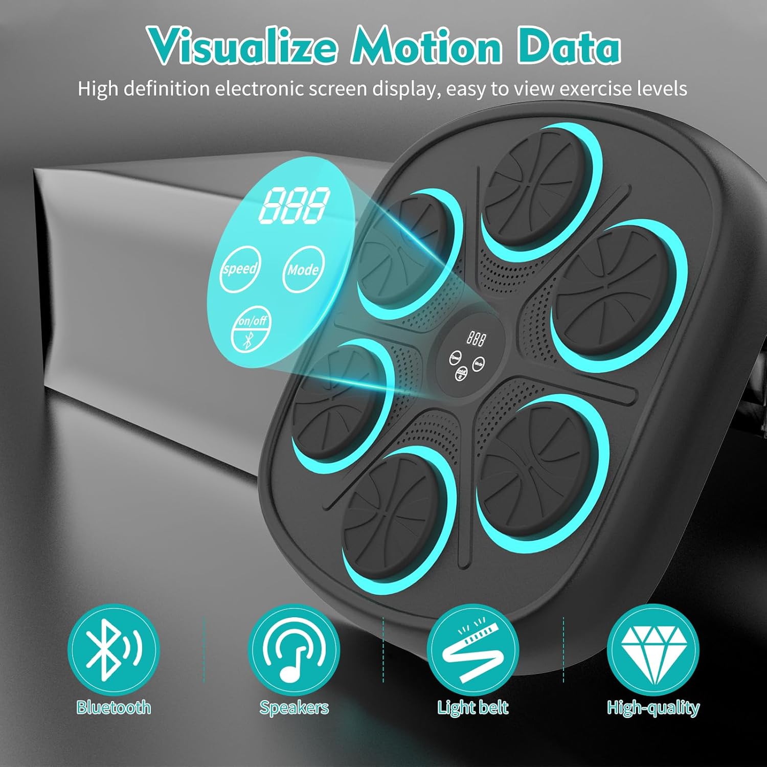 Wall Mounted Music Boxing Mach - Workout Glove Gym reseña y precio