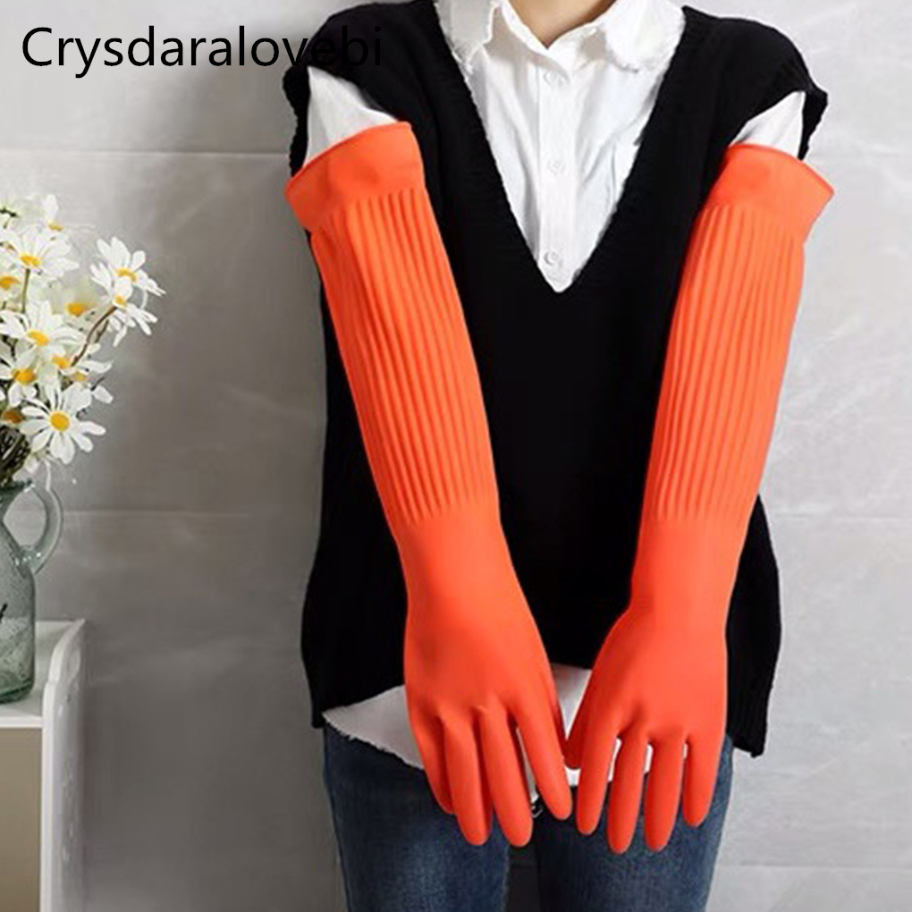 45/55cm Waterproof Household G - Rubber Glove Cleaning reseña y precio