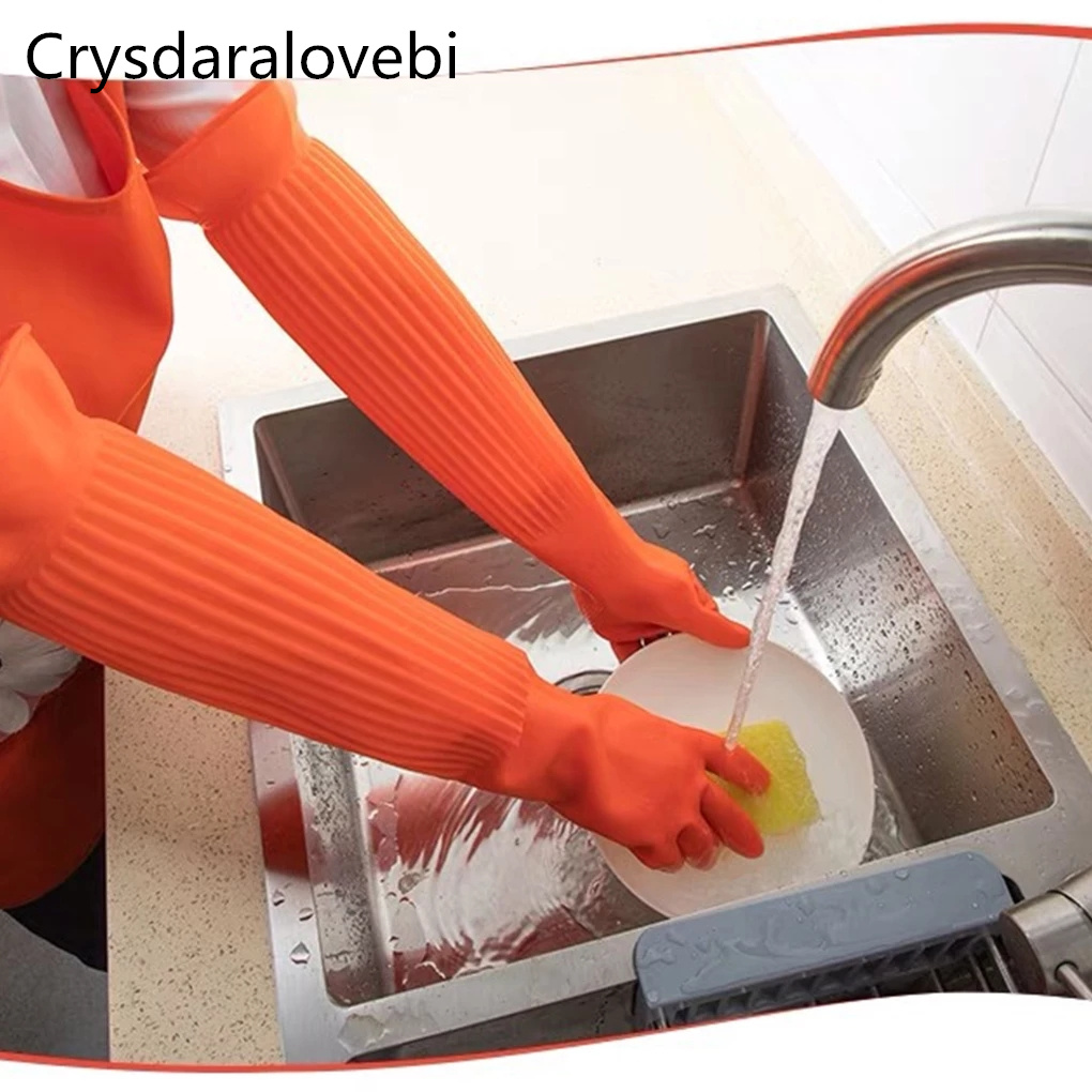 45/55cm Waterproof Household G - Rubber Glove Cleaning reseña y precio