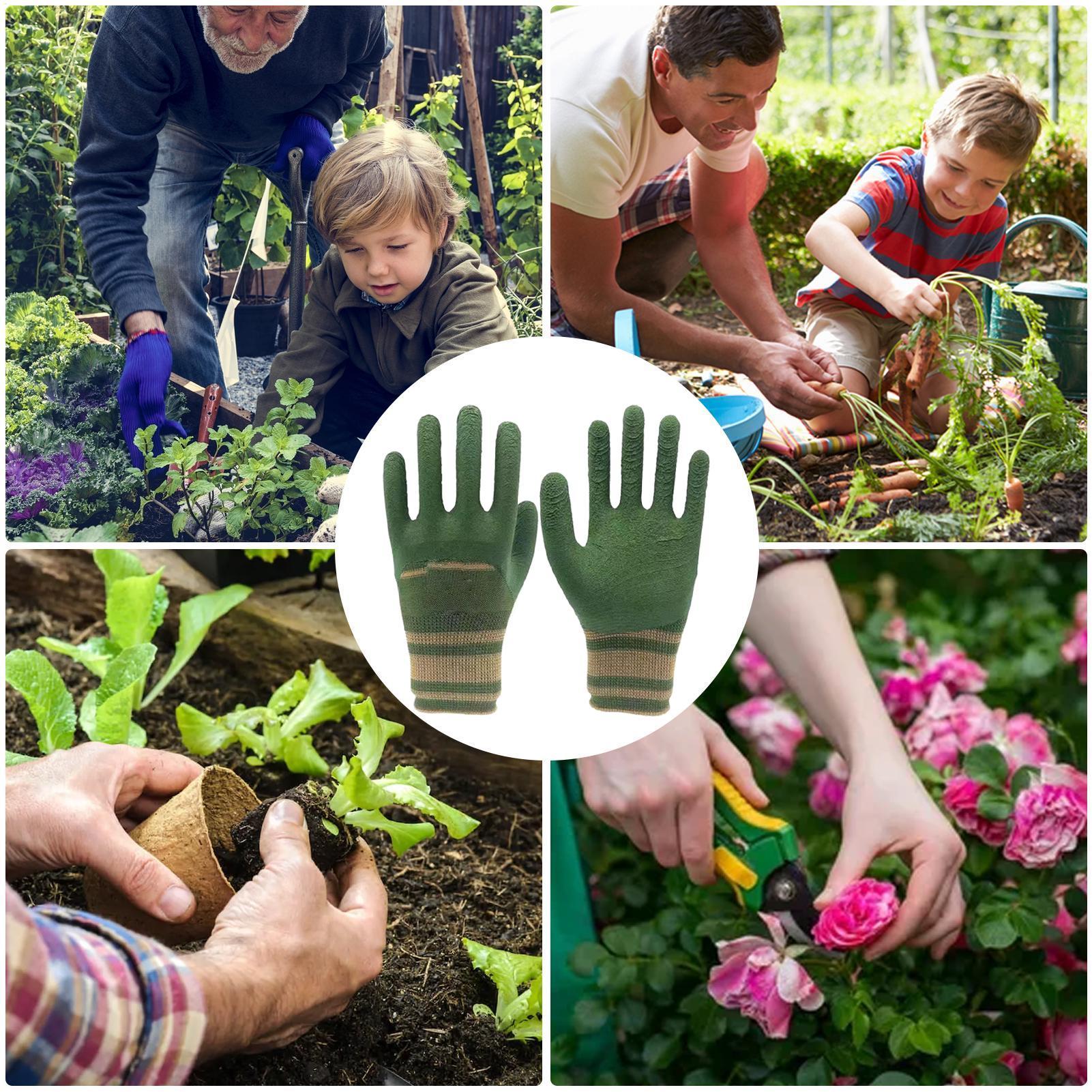 1Pair of Gardening Gloves Rubb - Gardening Glove Waterproof reseña y precio