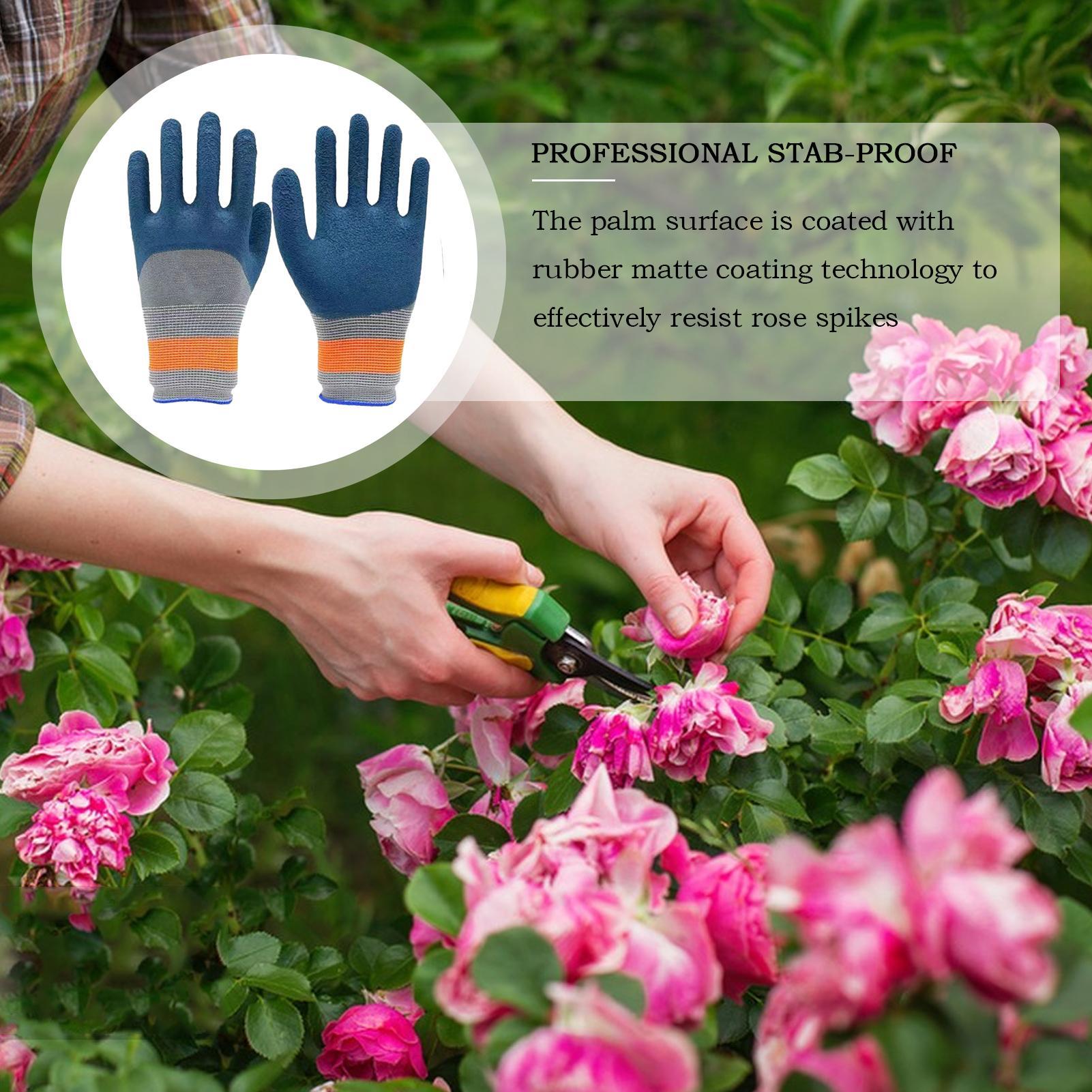 1Pair of Gardening Gloves Rubb - Gardening Glove Waterproof reseña y precio