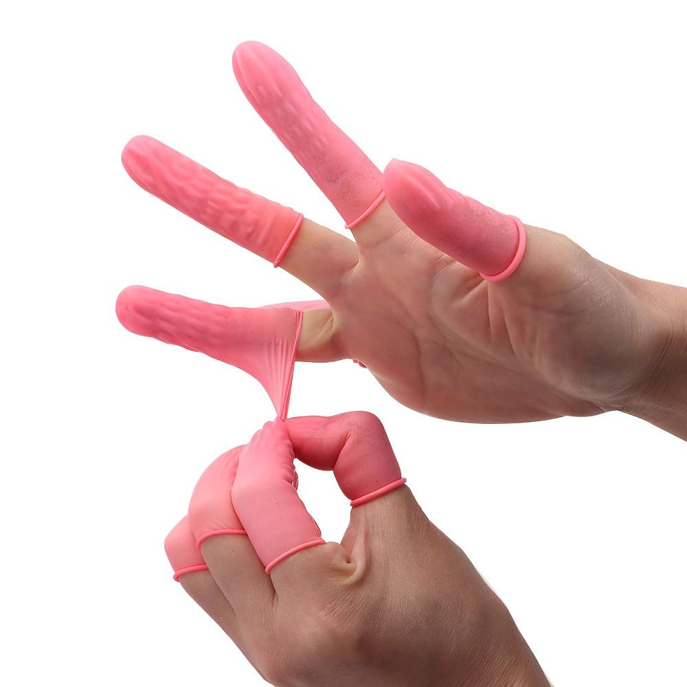 100PCS Disposable Finger Cover - Latex Disposable Glove reseña y precio
