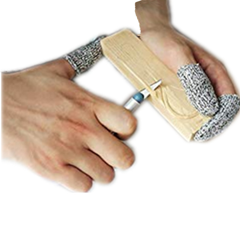 5pcs!  Anti-cut Finger Cots Le - Cut Resistant Glove reseña y precio