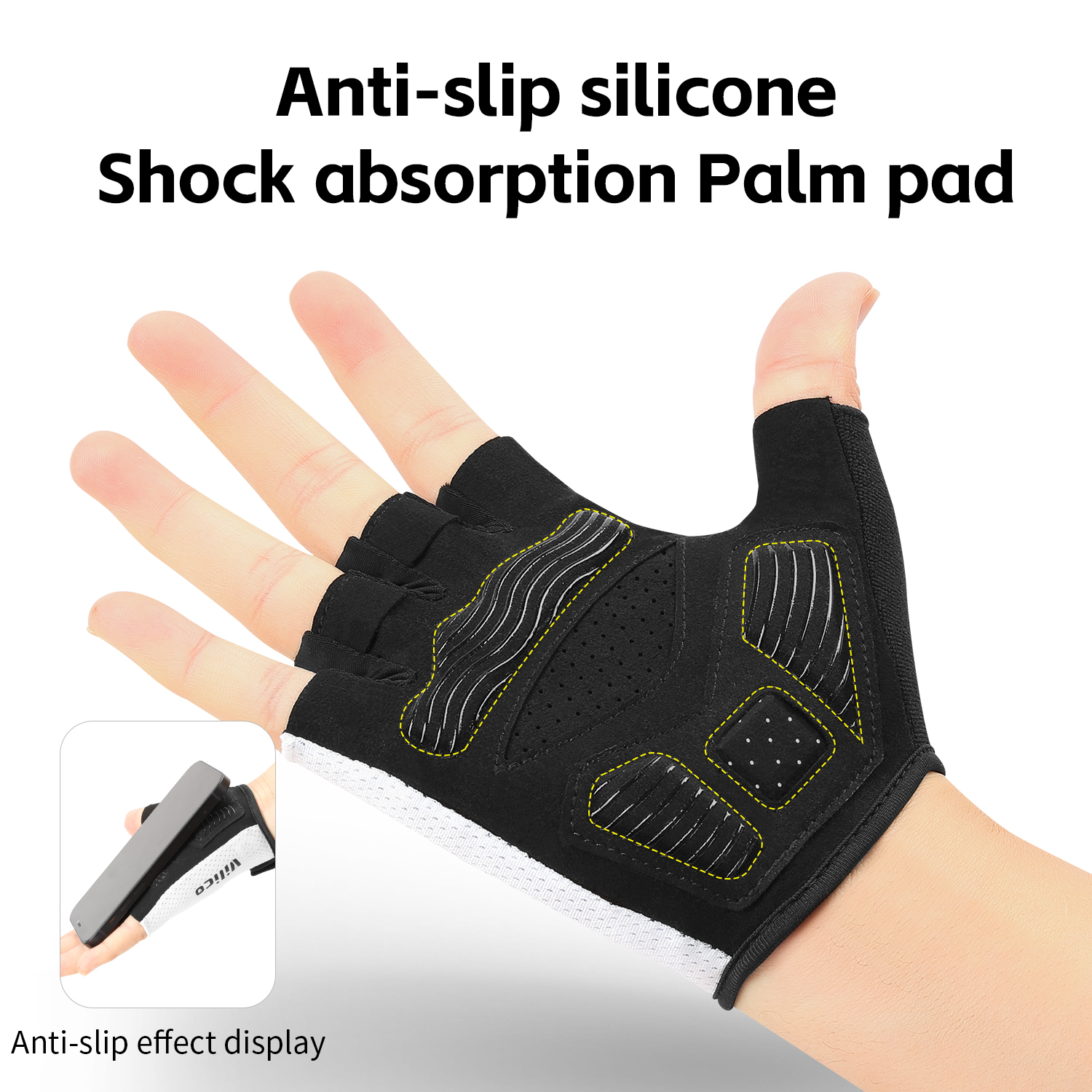 VILICO Breathable Half Finger  - Workout Glove Gym reseña y precio