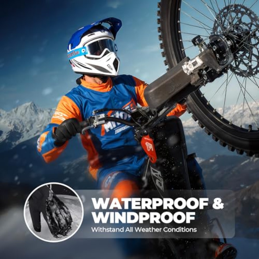 krosa Winter Gloves For Men Wo - Ski Glove Waterproof reseña y precio