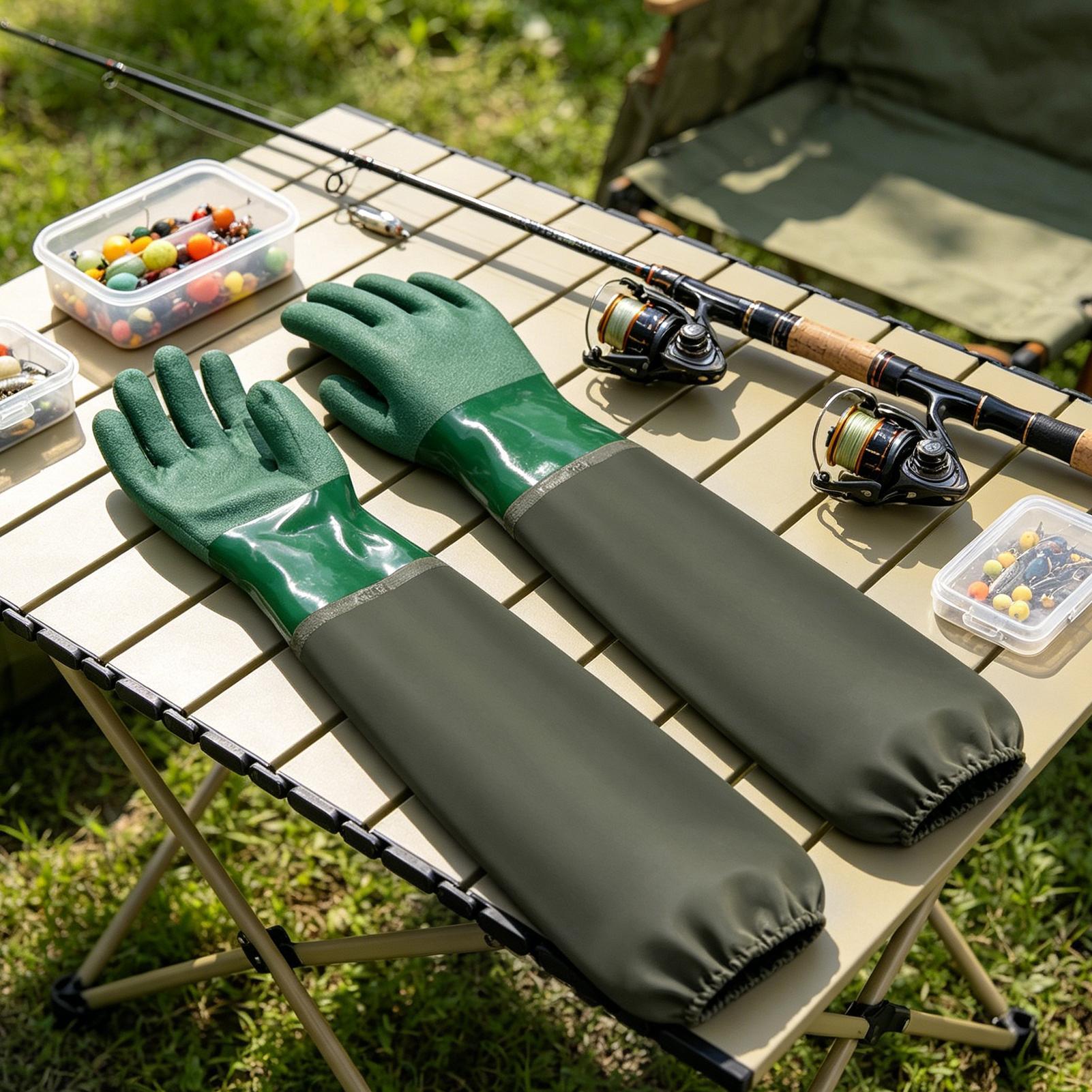 Waterproof Rubber Gloves Long  - Rubber Glove Cleaning reseña y precio