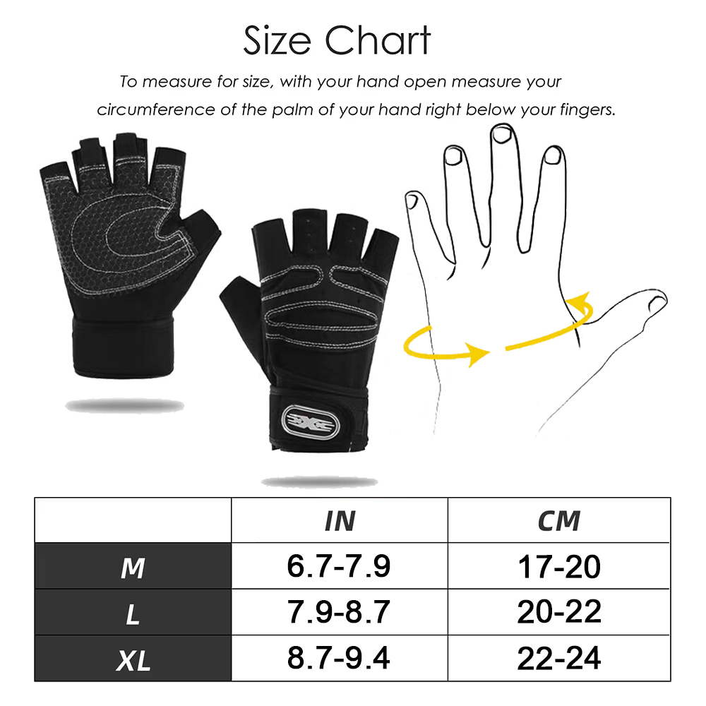 Gym Gloves Fitness Weight Lift - Workout Glove Gym reseña y precio