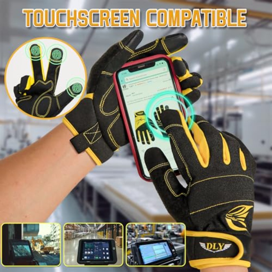 DLY Heavy Duty Work Gloves, Im - Work Glove Impact reseña y precio