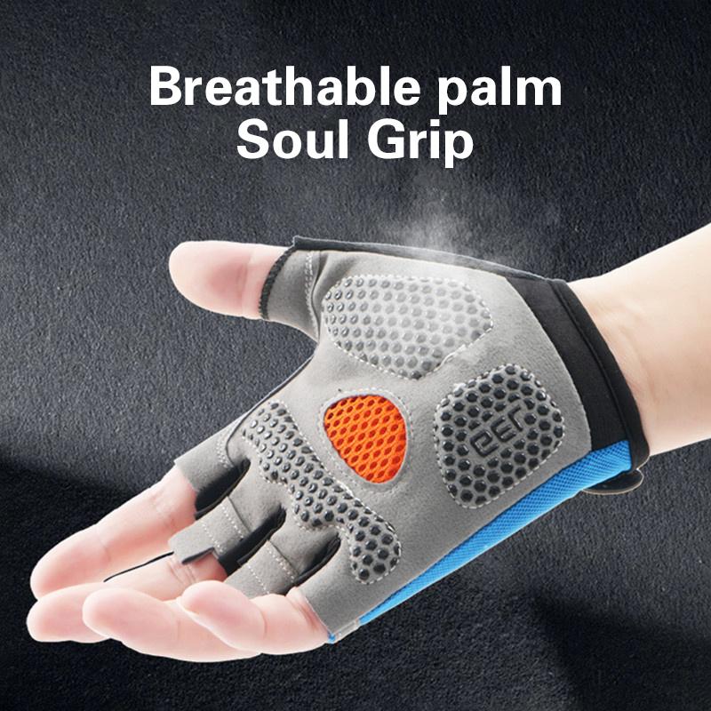 Bike Gloves Half Finger Breath - Cycling Glove Padded reseña y precio