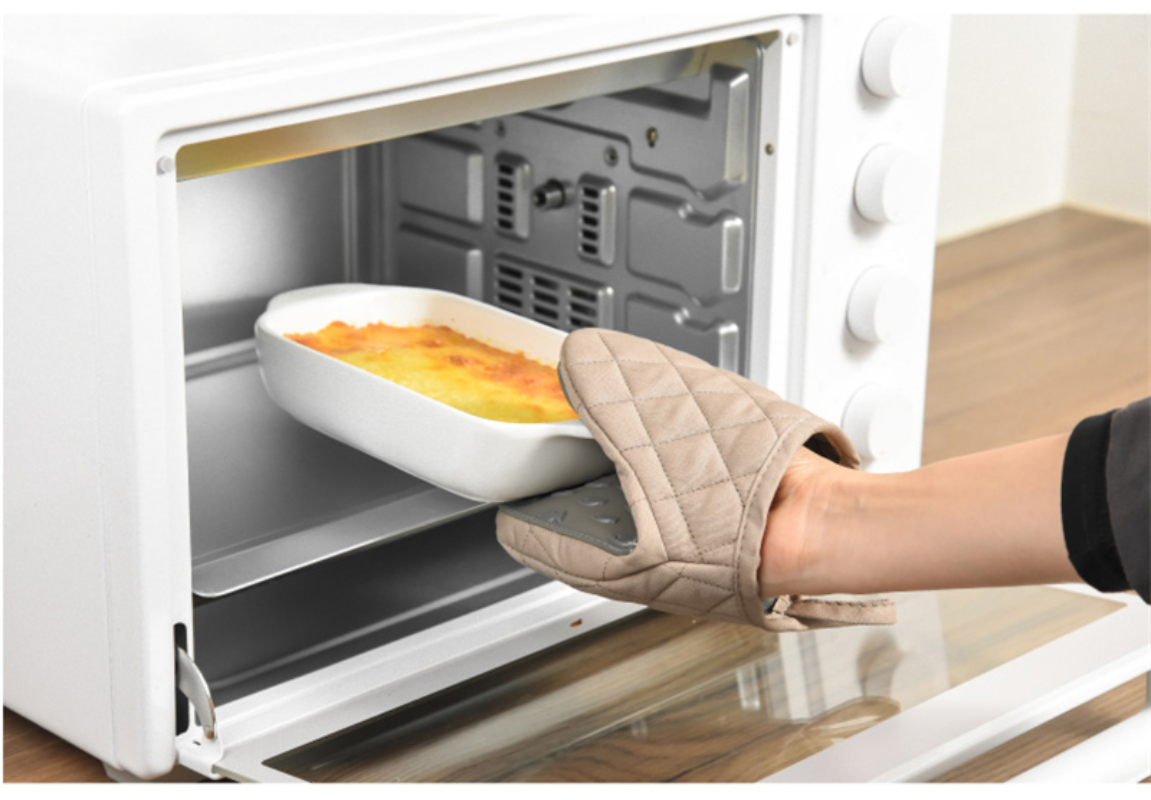 1PC Silicone Anti-scalding Ove - Oven Mitt Silicone reseña y precio