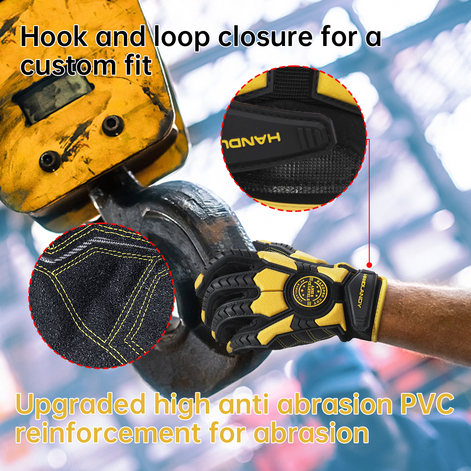 HANDLANDY Heavy Duty Work Glov - Work Glove Impact reseña y precio