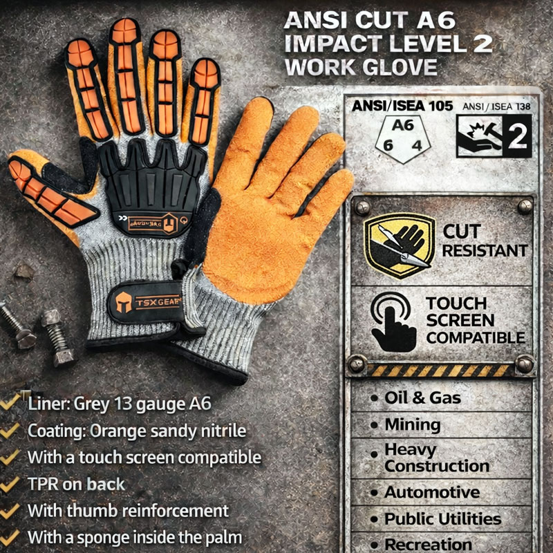 NMSafety Anti-Vibration Cut-Re - Nitrile Mechanic Glove reseña y precio