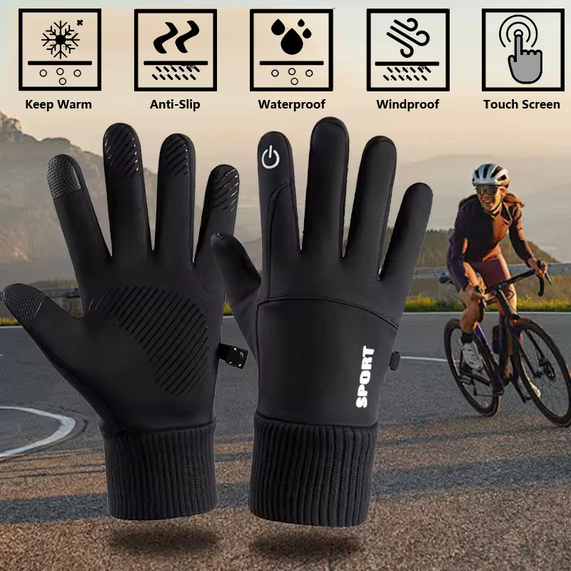 Black Winter Warm Full Fingers - Ski Glove Waterproof reseña y precio