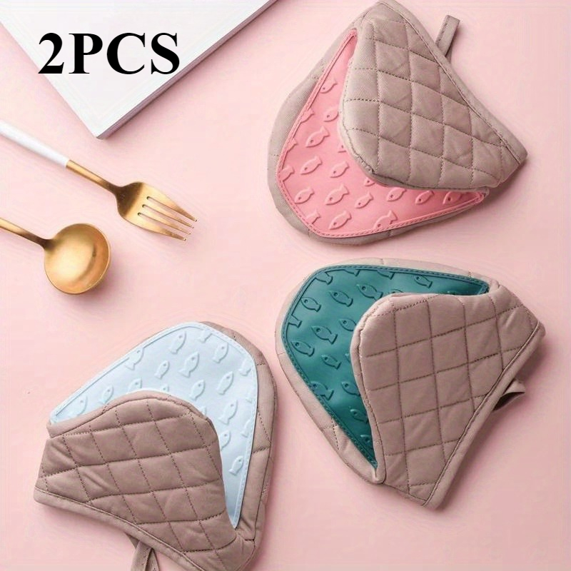 2pcs Silicone Pads | Ergonomic - Oven Mitt Silicone reseña y precio