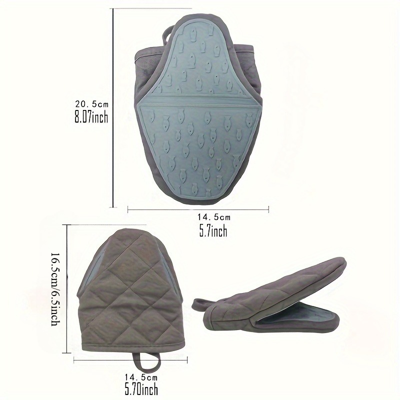 2pcs Silicone Pads | Ergonomic - Oven Mitt Silicone reseña y precio