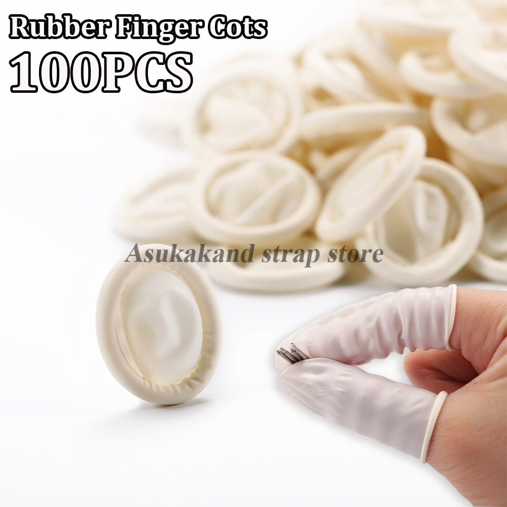 White Rubber Finger Cot Watch  - Latex Disposable Glove reseña y precio